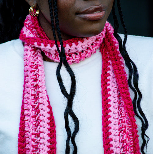 Cherry blossom scarf