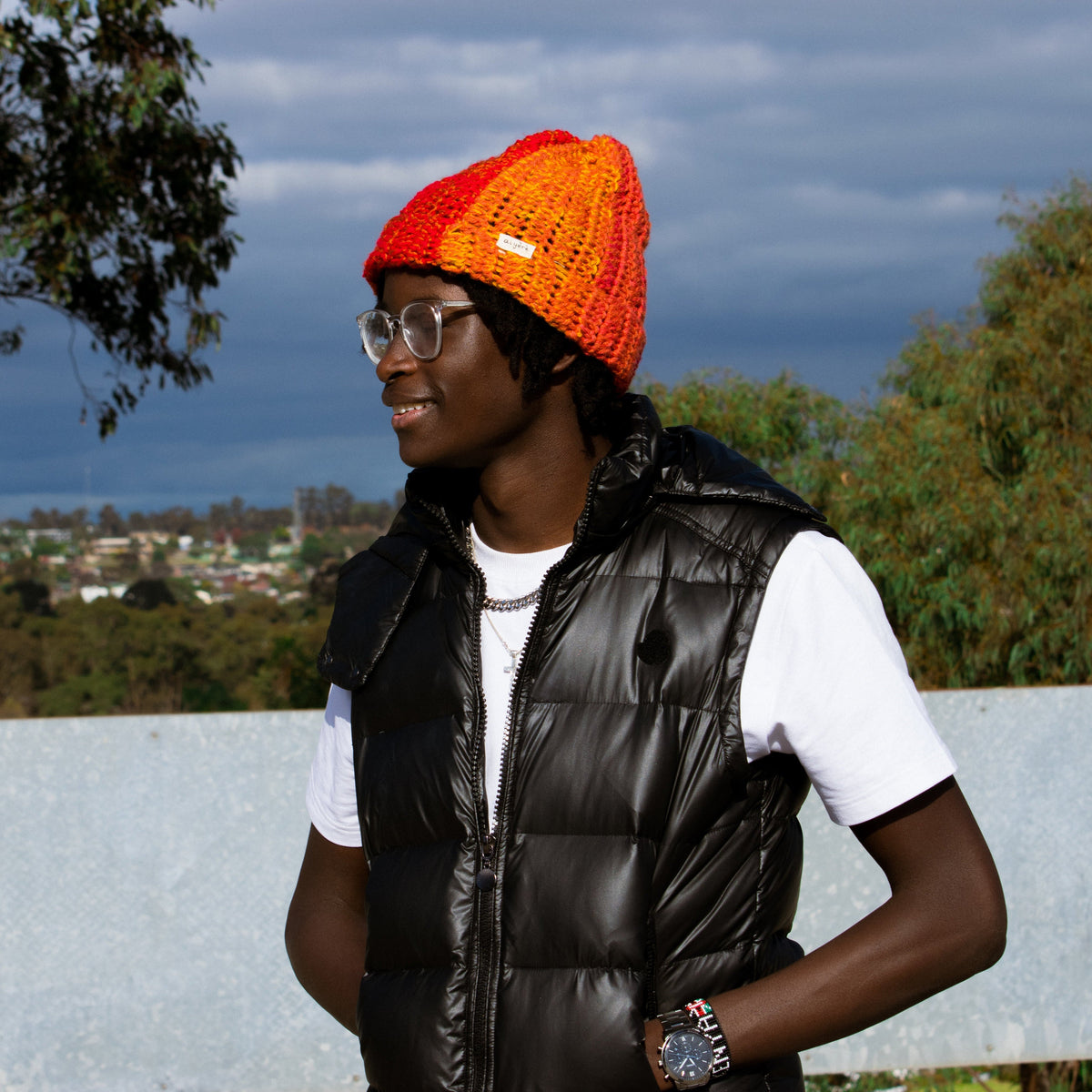 Sunset beanie